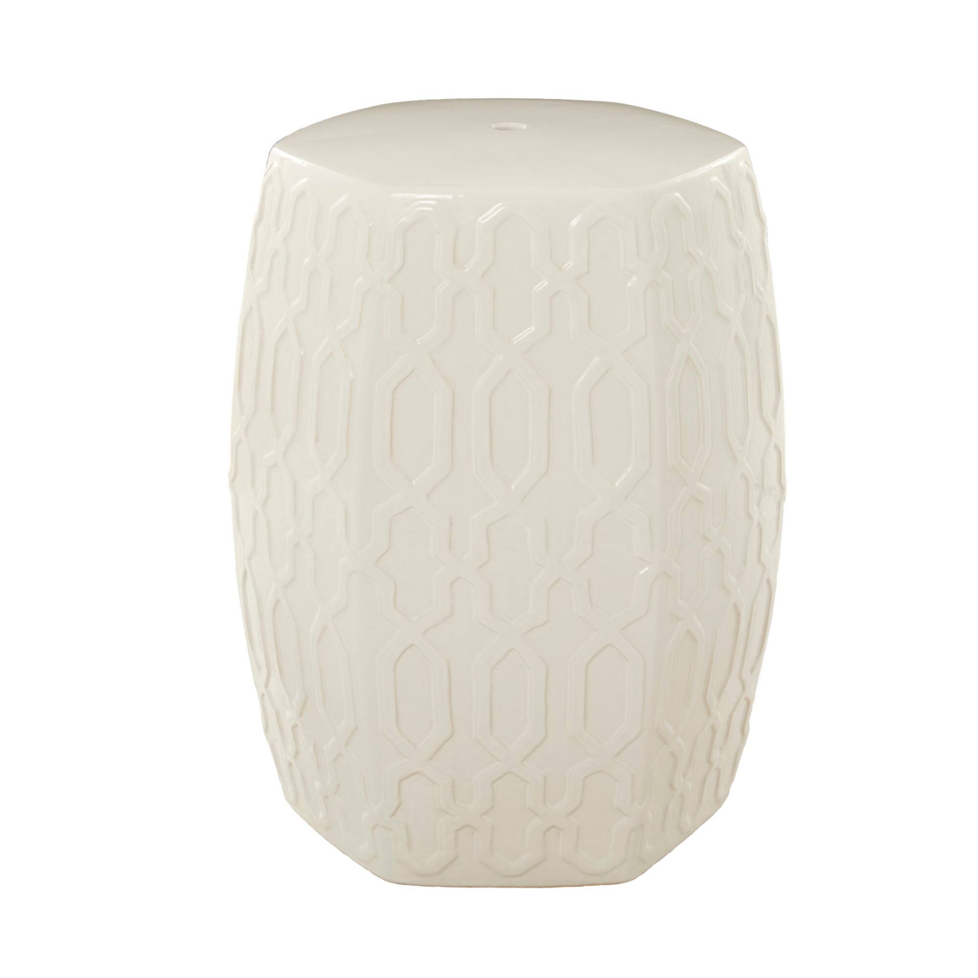 Ceramic Contemporary Accent Table